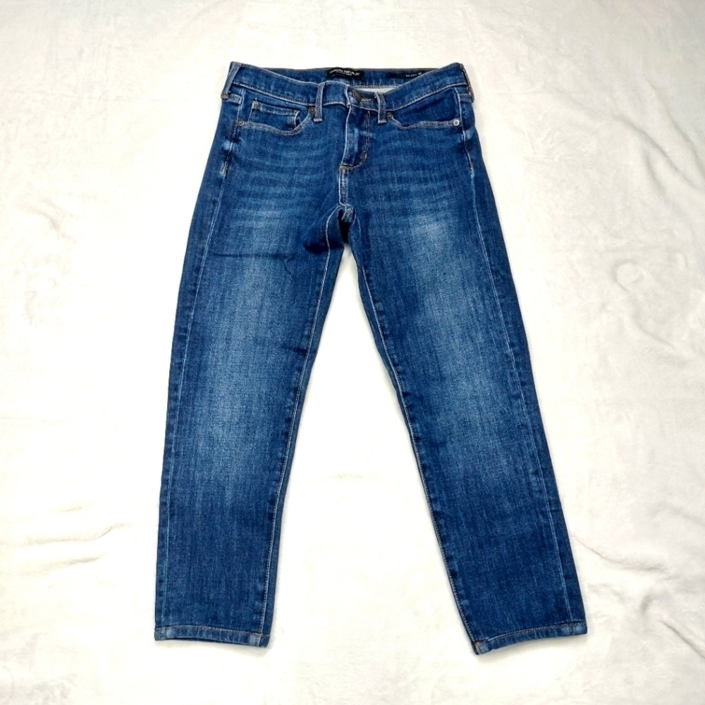 BANANA REPUBLIC WOMEN'S BLUE DENIM SKINNY JEANS SIZE 25